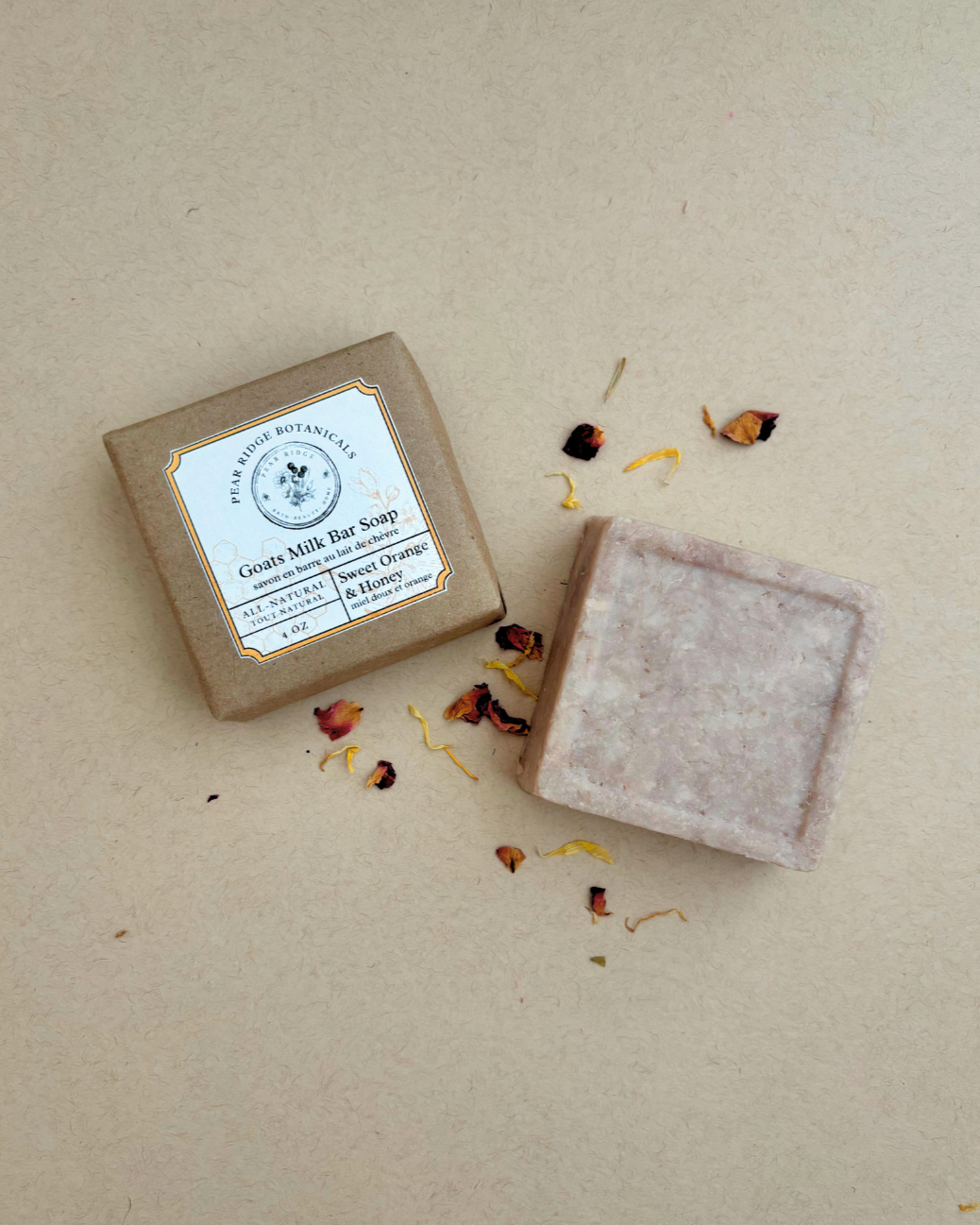 Sweet Honey & Orange Goats Milk Bar Soap