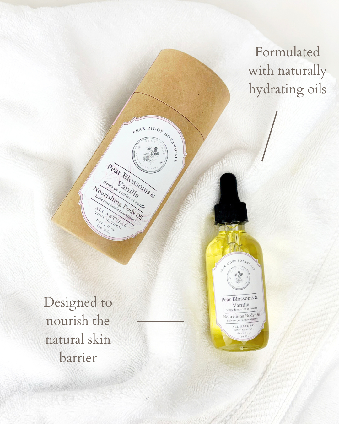 Pear Blossom & Vanilla Body Oil