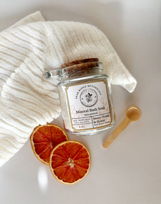 Sweet Orange & Honey Mineral Bath Soak