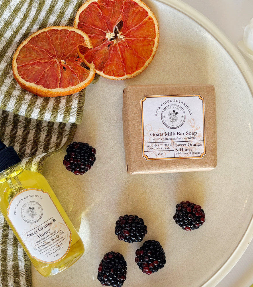 Sweet Honey & Orange Goats Milk Bar Soap