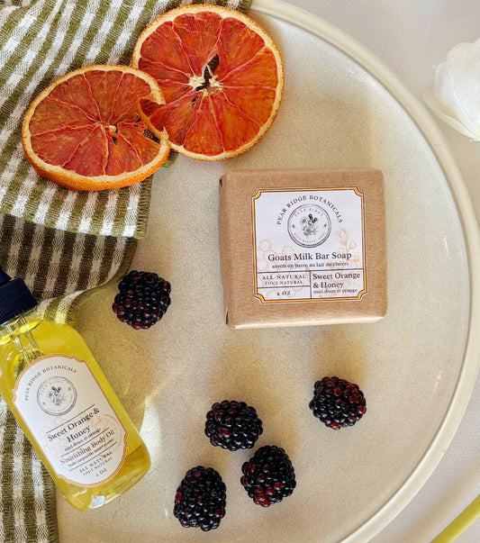 Sweet Honey & Orange Goats Milk Bar Soap
