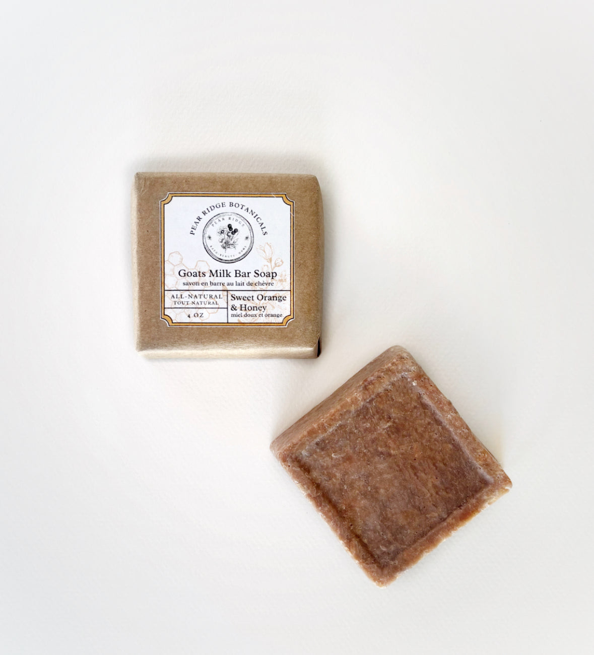 Sweet Honey & Orange Goats Milk Bar Soap
