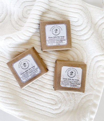 Pear Blossom & Vanilla Goats Milk Bar Soap