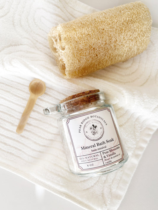 Pear Blossom & Vanilla Mineral Bath Soak