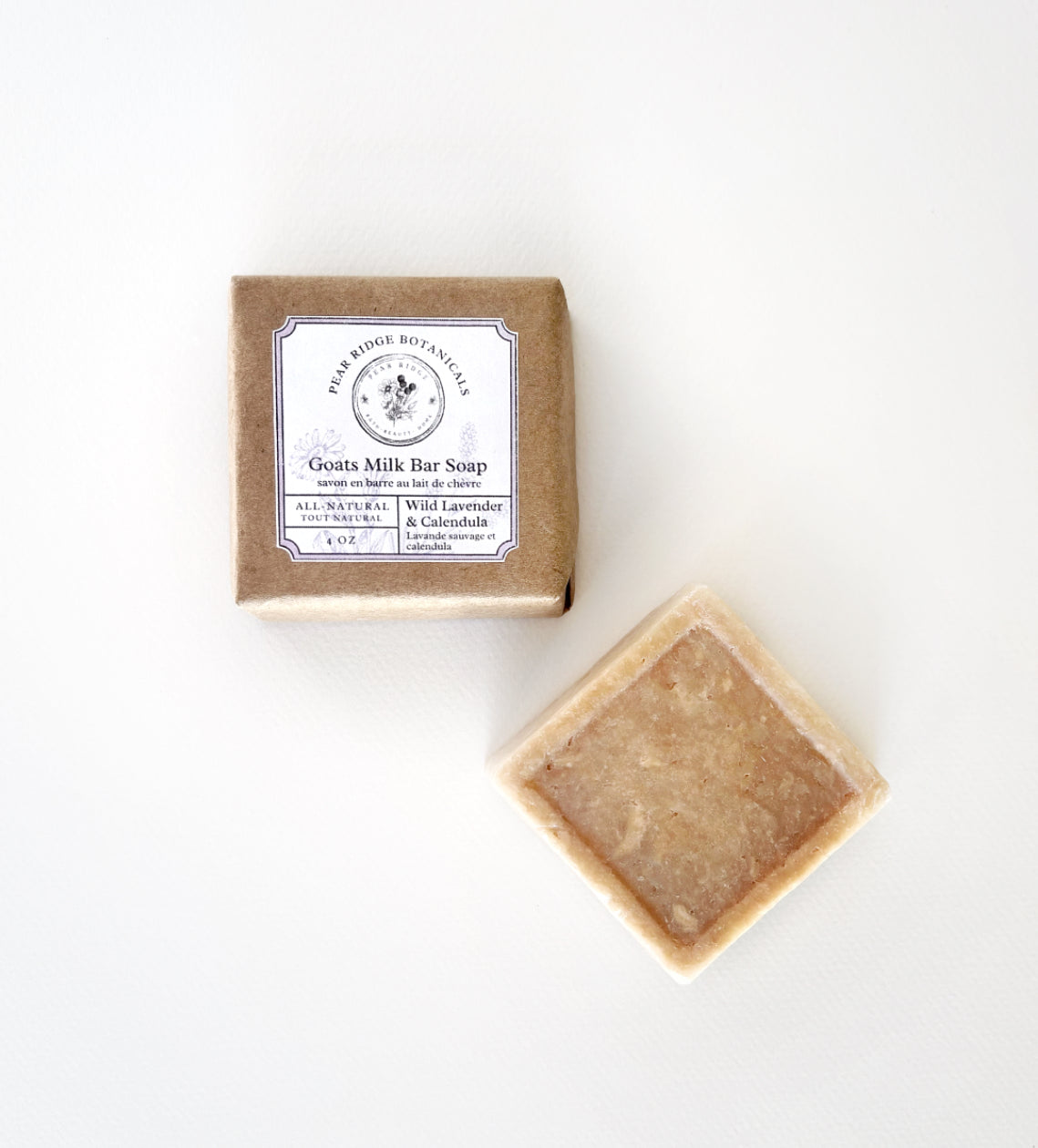 Wild Lavender & Calendula Goats Milk Bar Soap