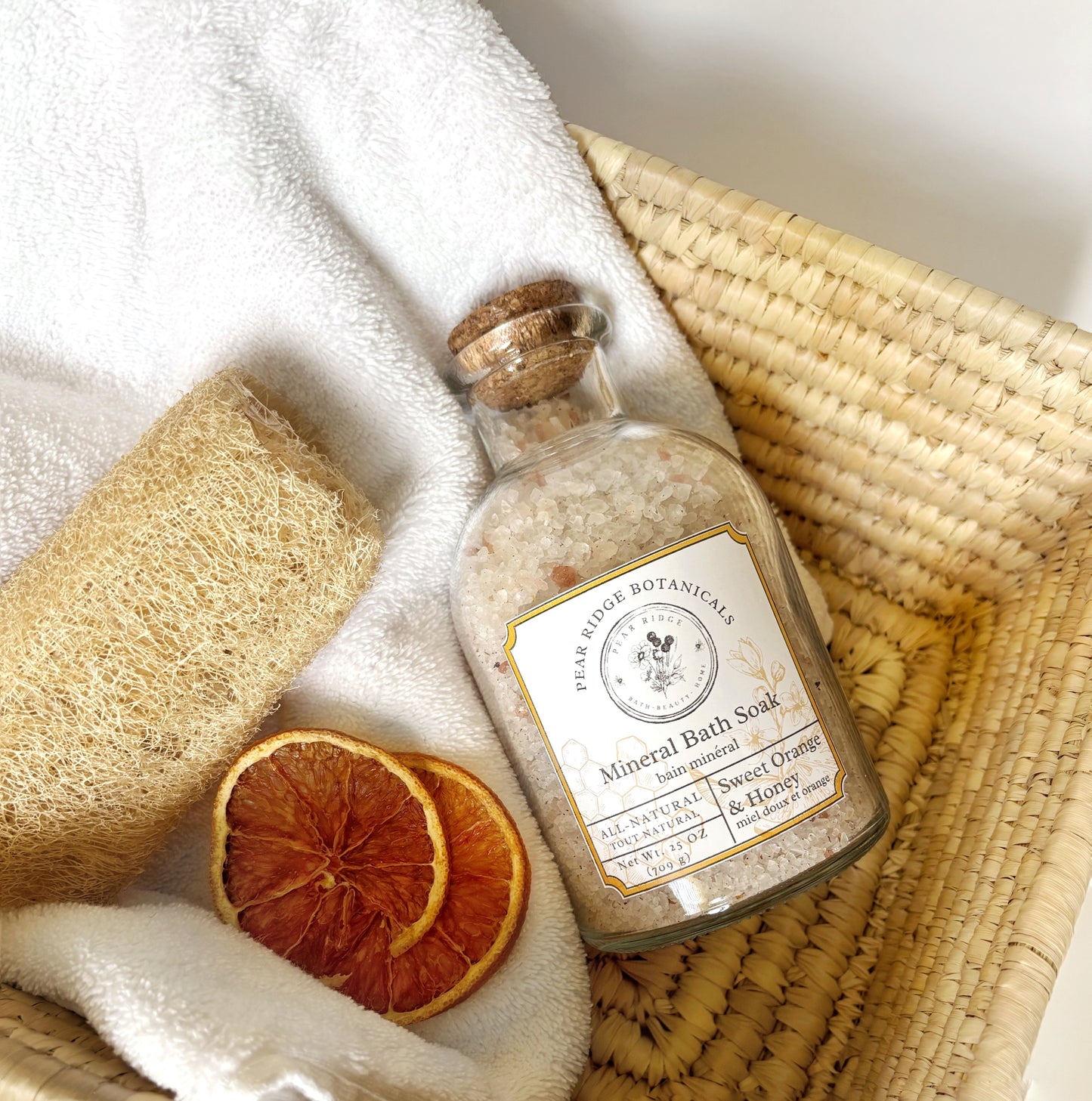 Deluxe Sweet Orange & Honey Mineral Bath Soak