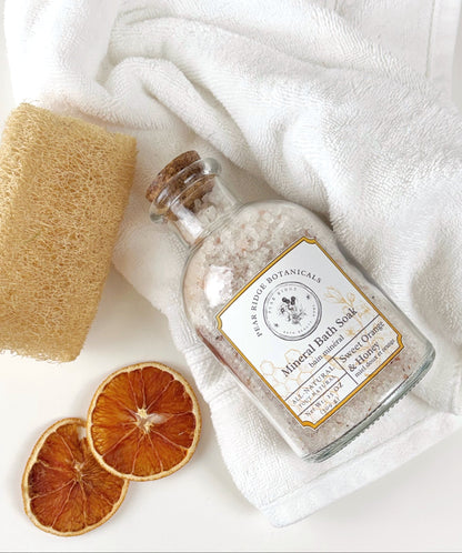 Deluxe Sweet Orange & Honey Mineral Bath Soak