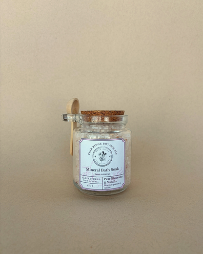 Pear Blossom & Vanilla Mineral Bath Soak