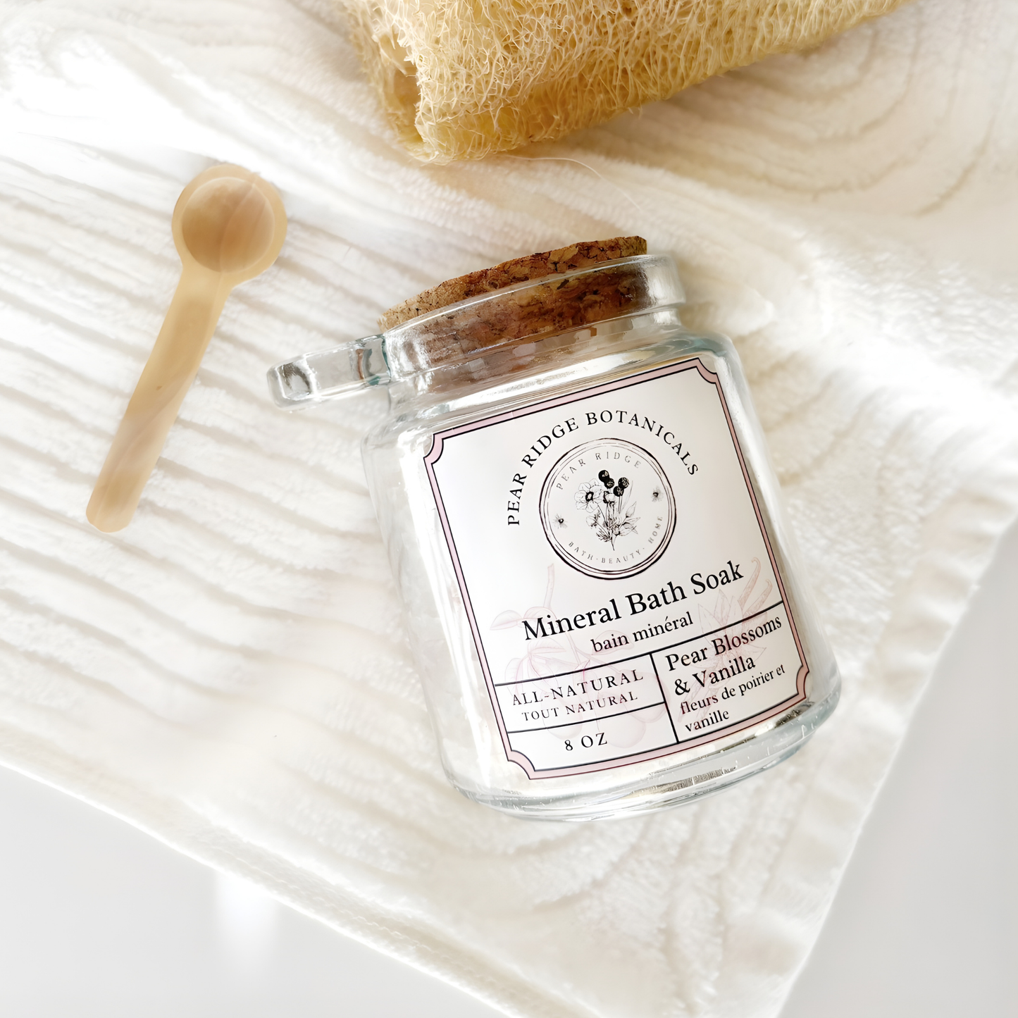 Pear Blossom & Vanilla Mineral Bath Soak