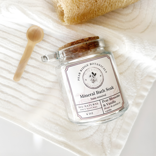 Pear Blossom & Vanilla Mineral Bath Soak