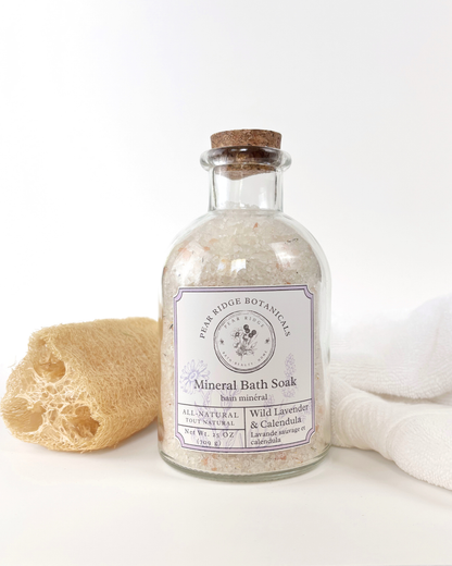 Deluxe Wild Lavender & Calendula Mineral Bath Soak